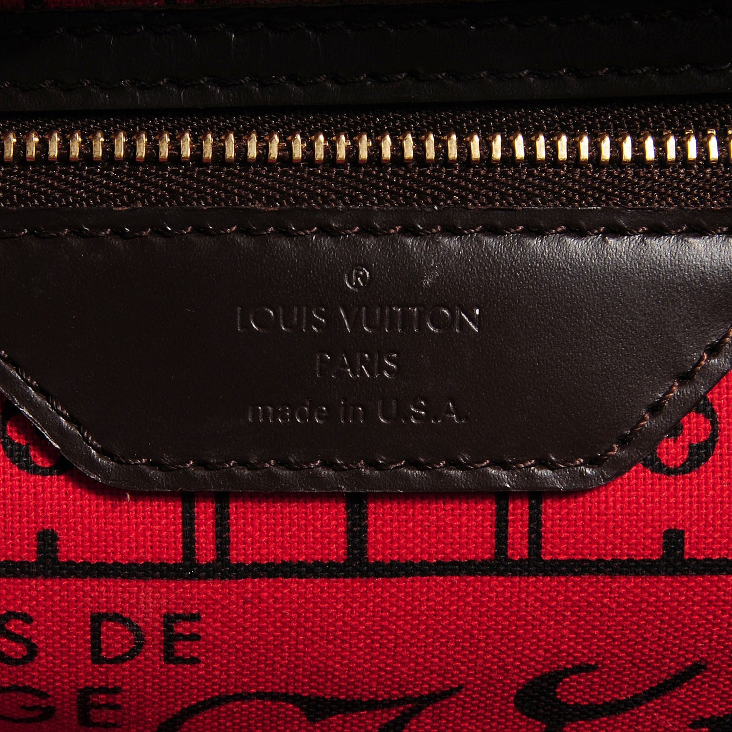 Louis Vuitton Damier Ebene Neverfull PM 6 of 7