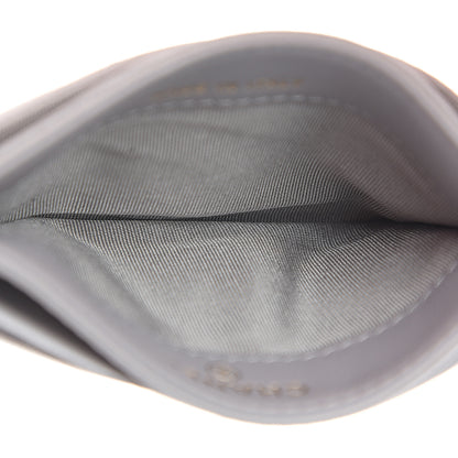Chanel Shiny Goatskin Quilted 19 Card Holder Grey 4 of 8