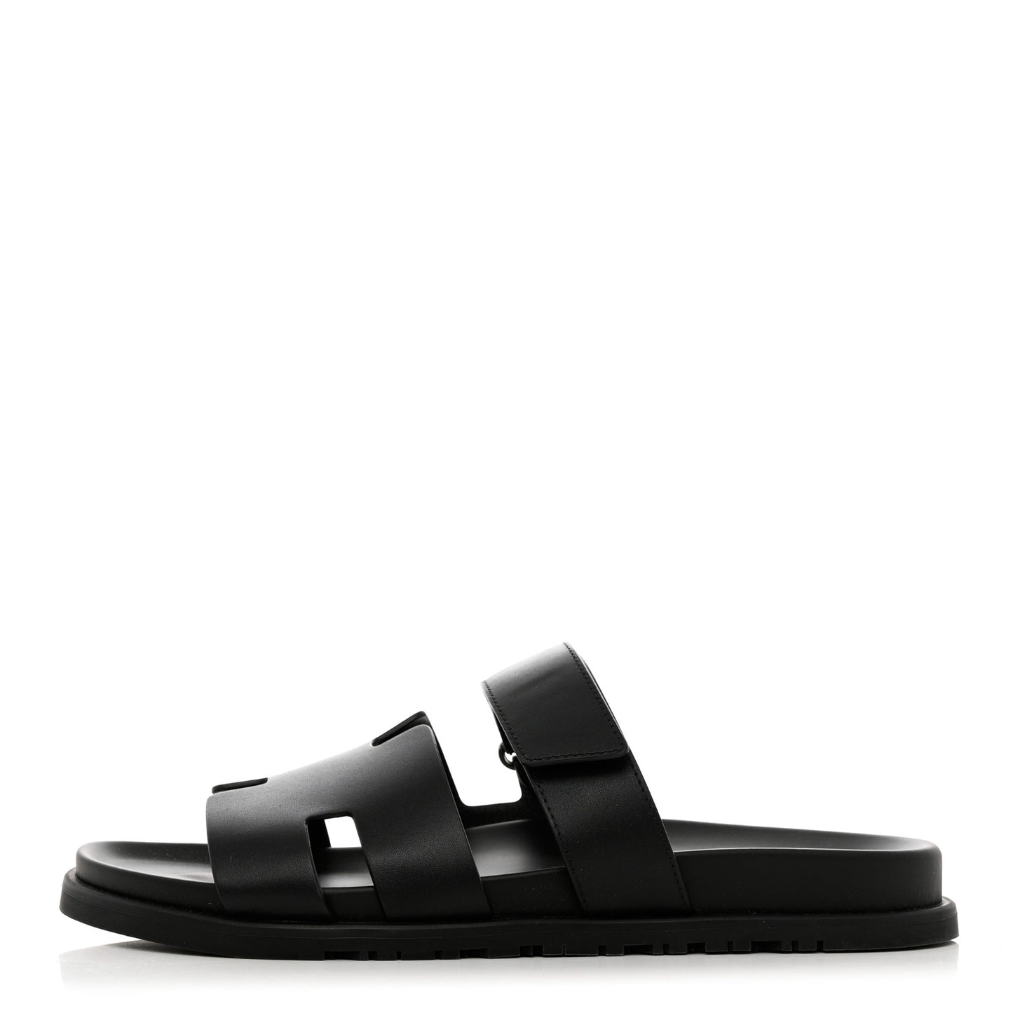 Calfskin Mens Chypre Sandals 44 Black