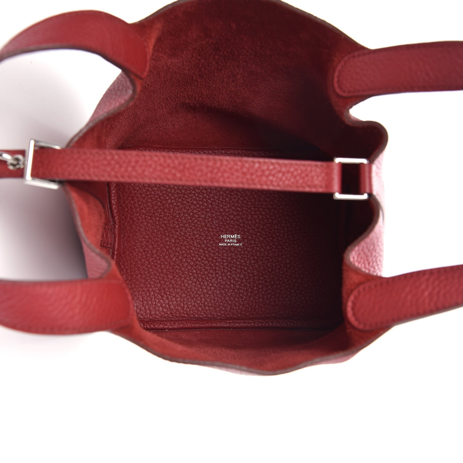 Hermes Taurillon Clemence Picotin Lock 18 PM Rubis 5 of 10