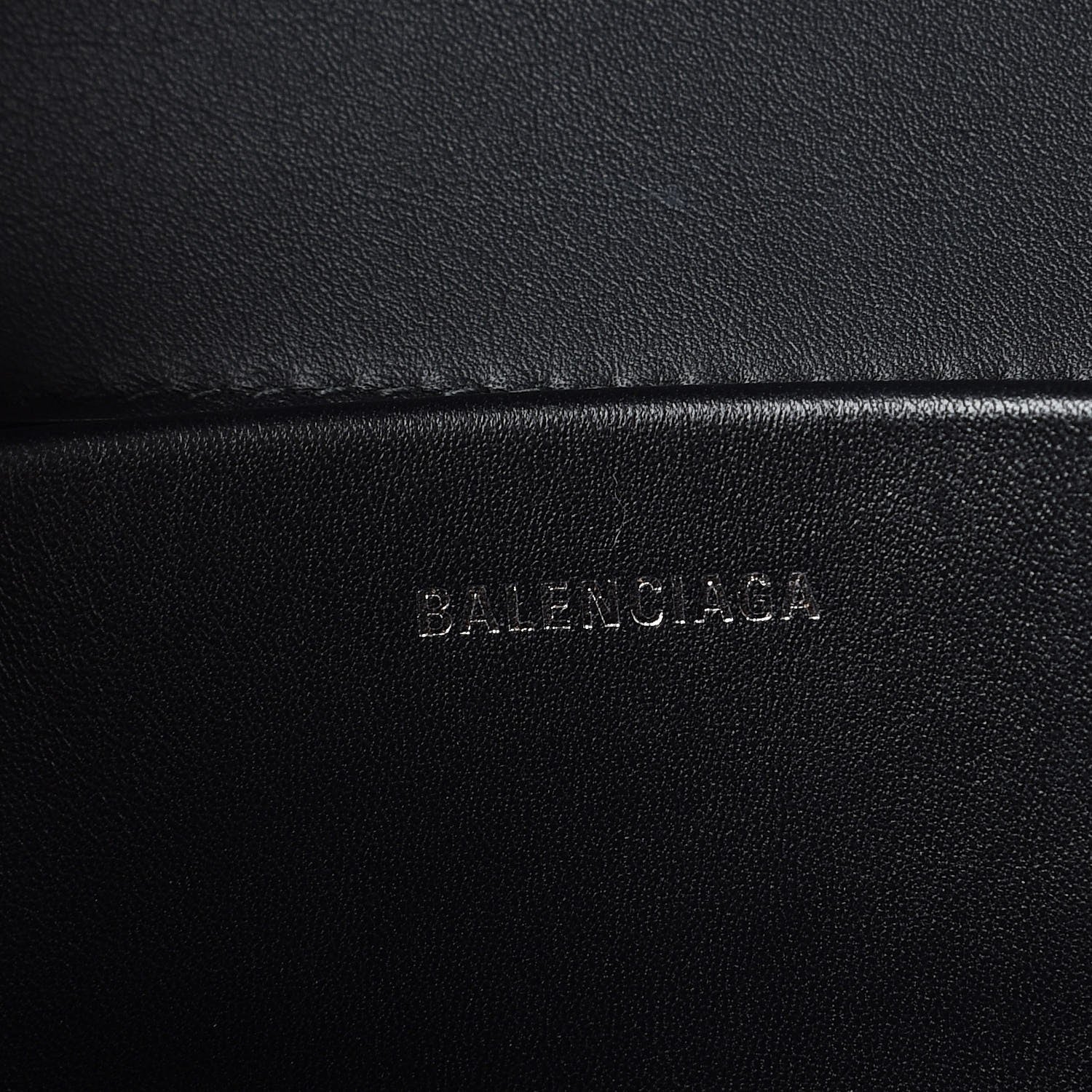 Balenciaga Calfskin Charms Logo Matelasse M BB Round Shoulder Bag Black 6 of 10