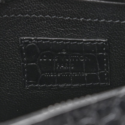 Louis Vuitton Alligator Mini Soft Trunk Black 5 of 9