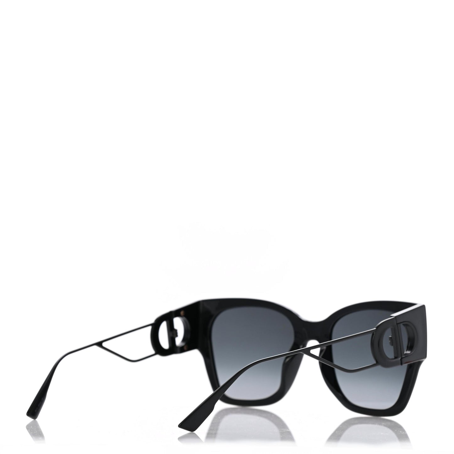 Rectangular 30 Montaigne 1 Sunglasses Black