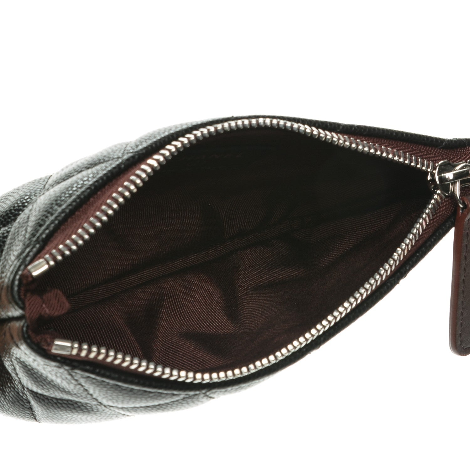 Chanel Caviar Quilted Small Cosmetic Case Black 5 of 7