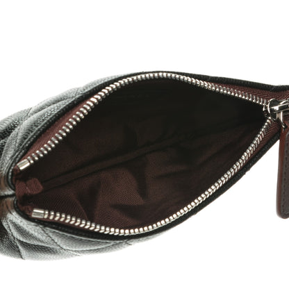 Chanel Caviar Quilted Small Cosmetic Case Black 5 of 7