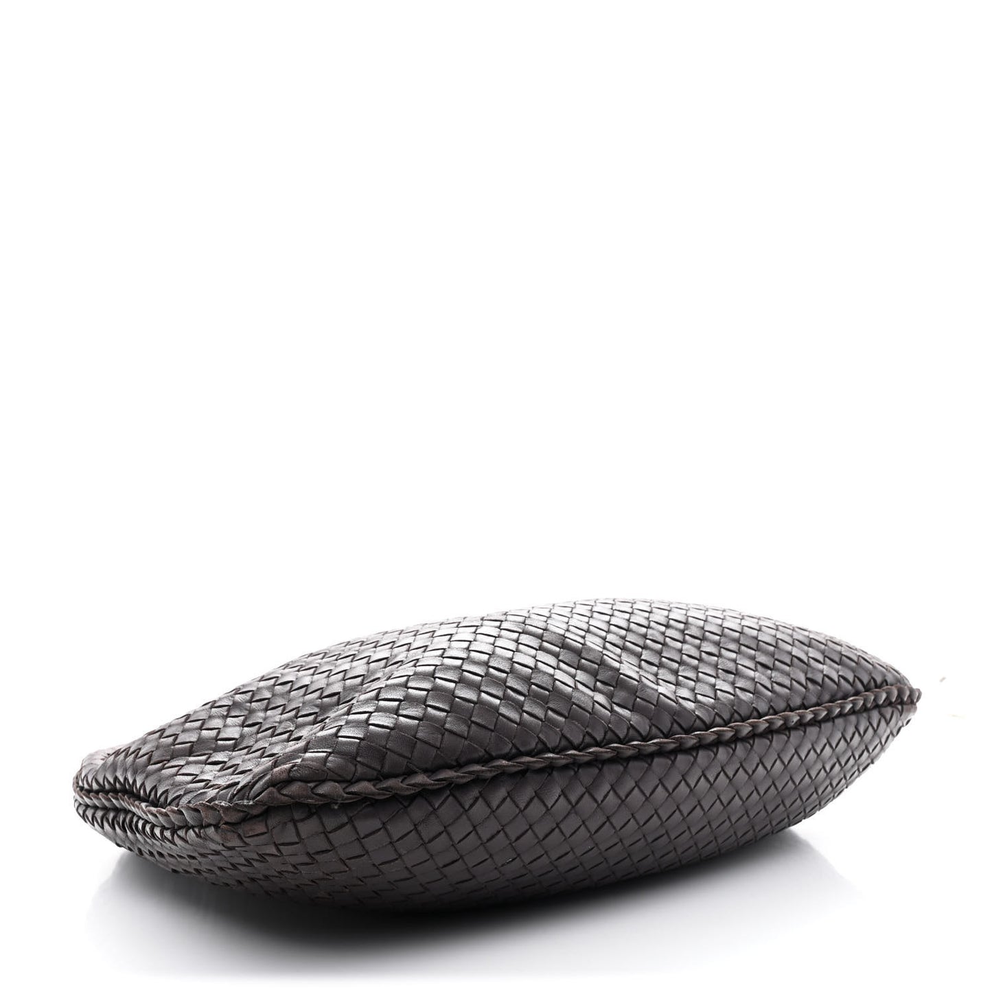 Nappa Intrecciato Large Veneta Hobo Ebano