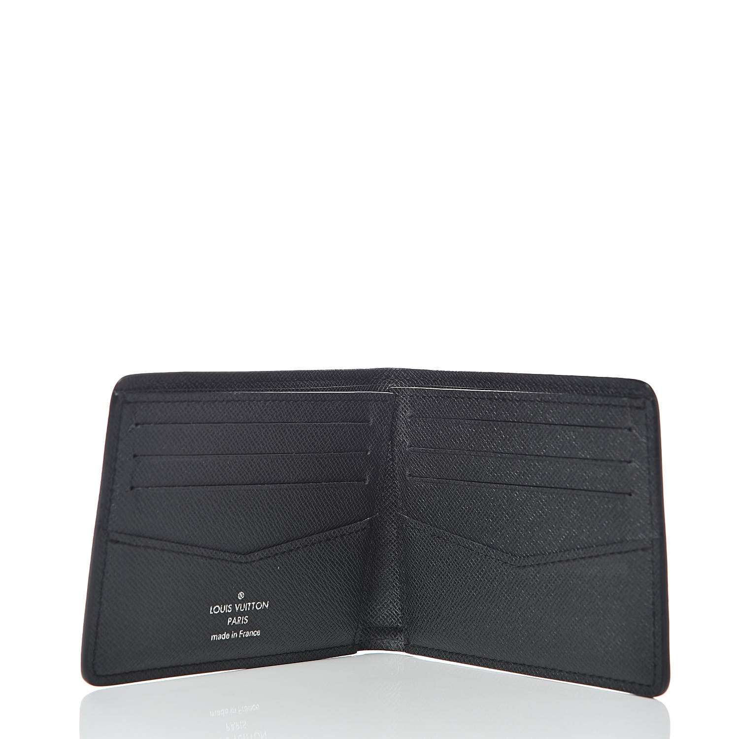 Louis Vuitton Taiga Slender Wallet Black 5 of 7