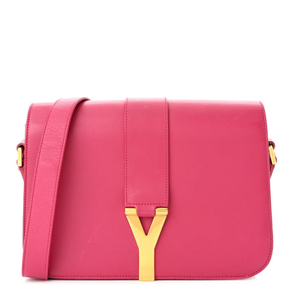 Saint Laurent Calfskin Classic Y Satchel Fuchsia 1 of 9