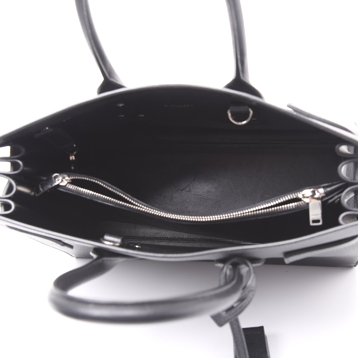 Saint Laurent Grained Calfskin Small Sac De Jour Black 5 of 9