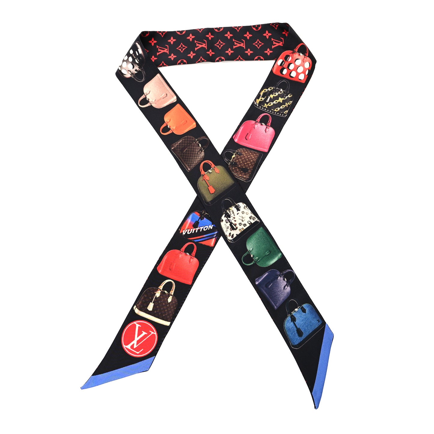 Silk Monogram Tribute To Alma BB Bandeau Black