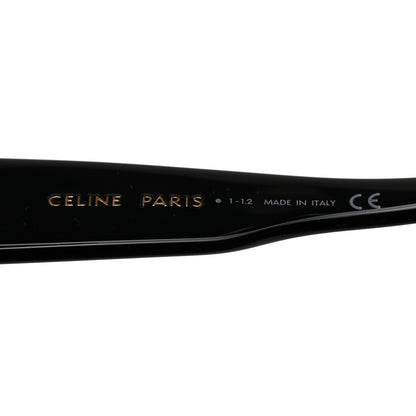 Celine Acetate Polarized Square Sunglasses CL40219I Black 6 of 7