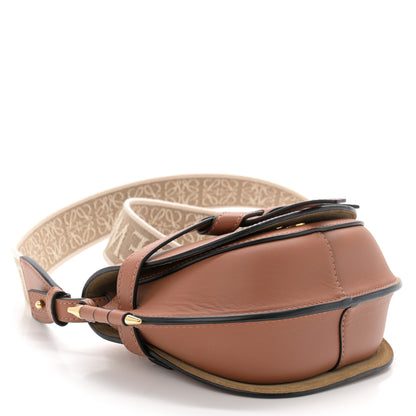Loewe Calfskin Jacquard Mini Gate Dual Bag Tan 5 of 10