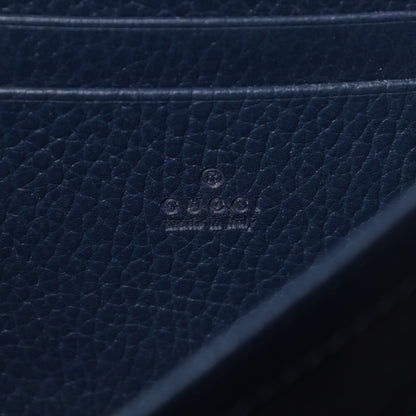 Gucci Dollar Calfskin Crystal Mini Dionysus Chain Wallet Blue Agata Black Diamond 6 of 9