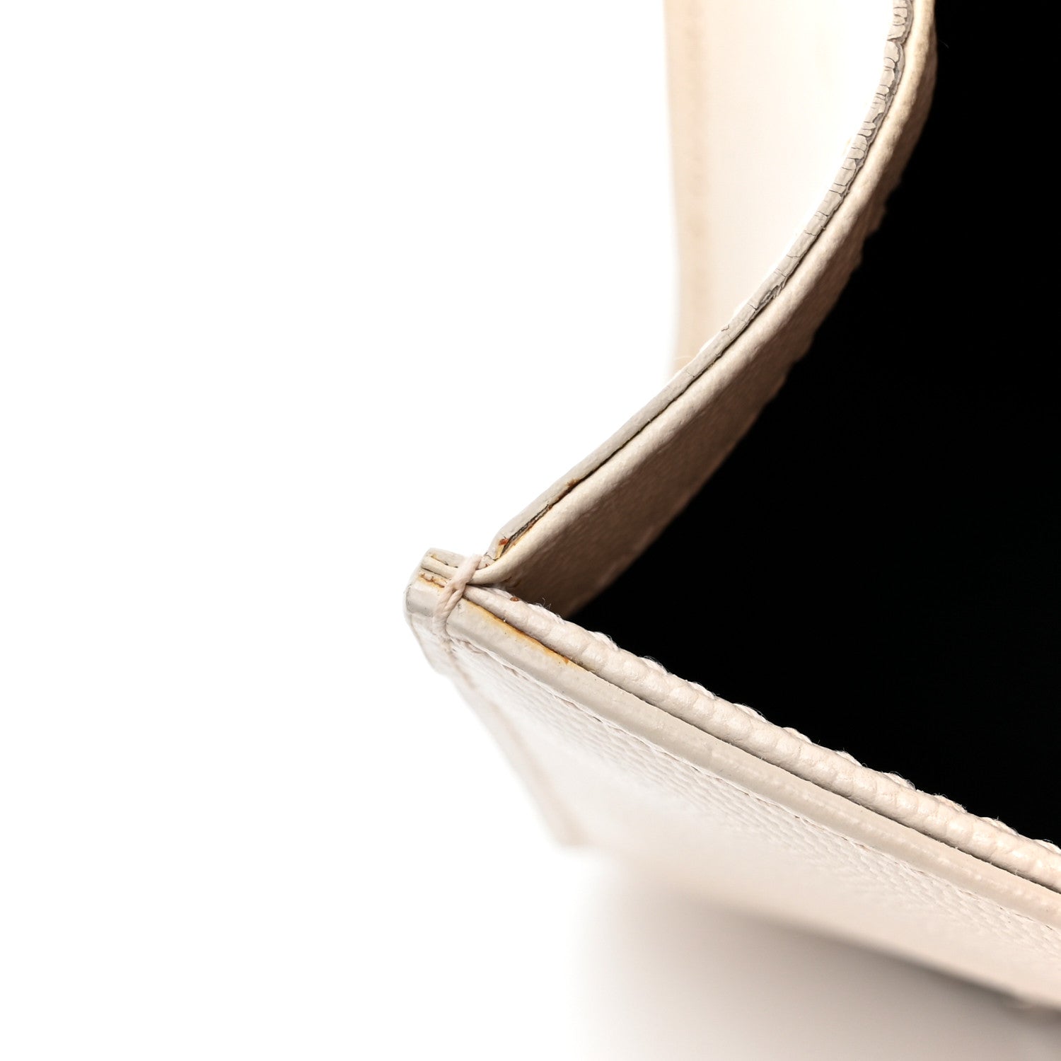 Saint Laurent Grain De Poudre Small Monogram Kate Satchel Blanc Vintage 16 of 17