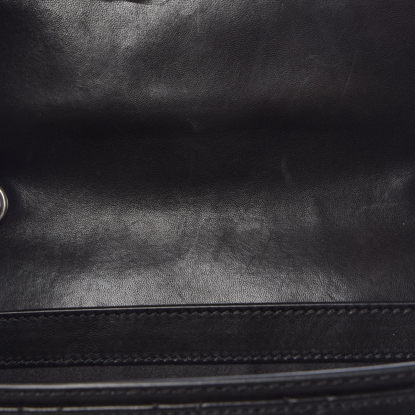 Lambskin Quilted Citizen Zip Flap Black