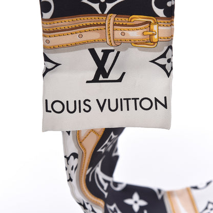 Louis Vuitton Silk Monogram Confidential Bandeau Black 3 of 6
