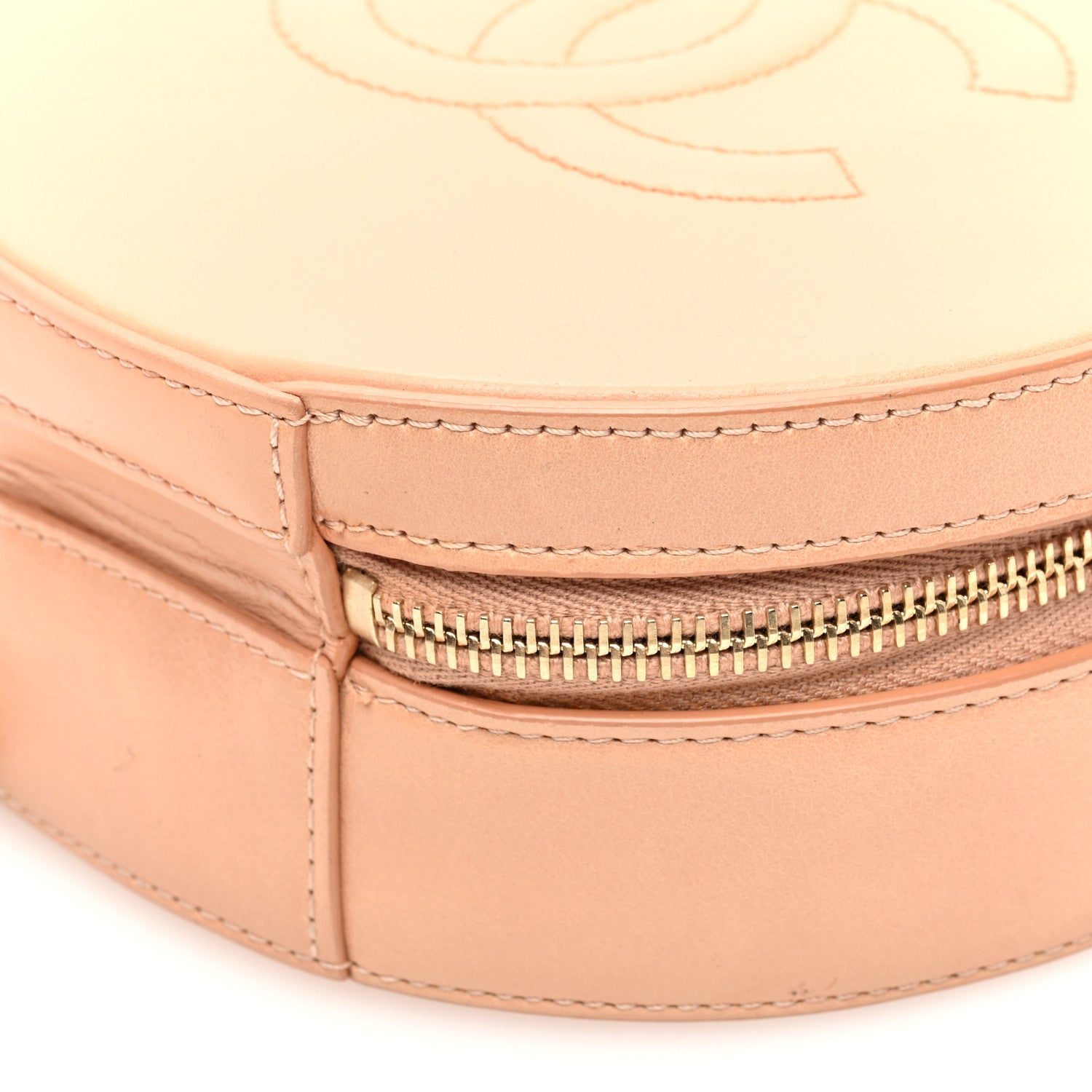 Chanel Glazed Calfskin Round As Earth Evening Bag Beige 10 of 11