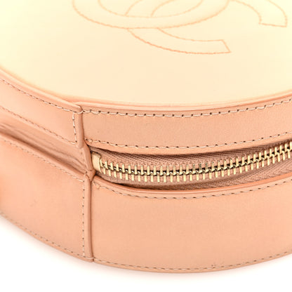 Chanel Glazed Calfskin Round As Earth Evening Bag Beige 10 of 11