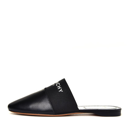 Givenchy Lambskin Bedford Logo Mule Slides 38 Black 2 of 12