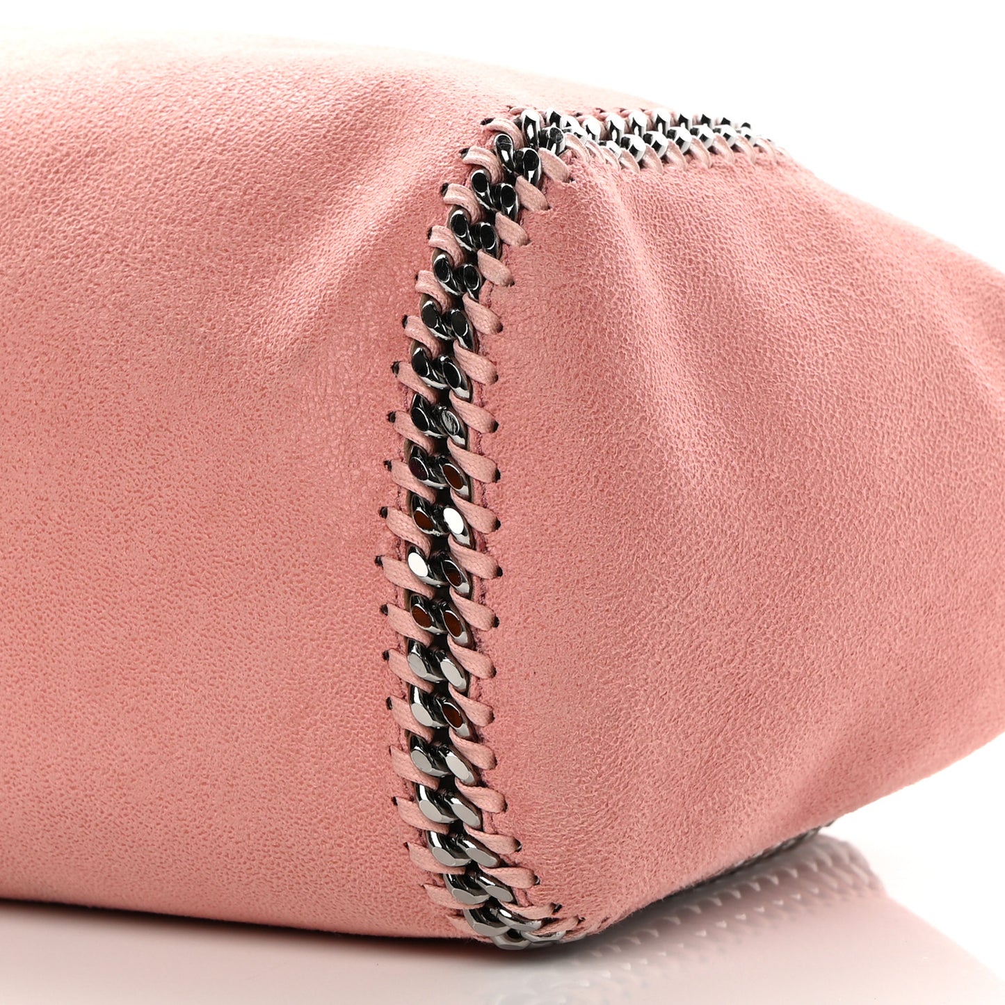 Shaggy Deer Falabella Reversible Tote Blush Pink Beige