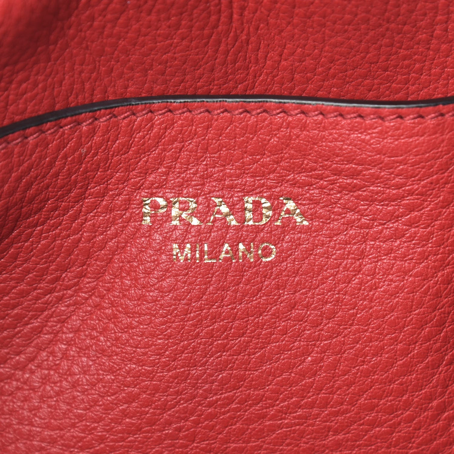Prada Vitello Phenix Flap Crossbody Rosso 10 of 10