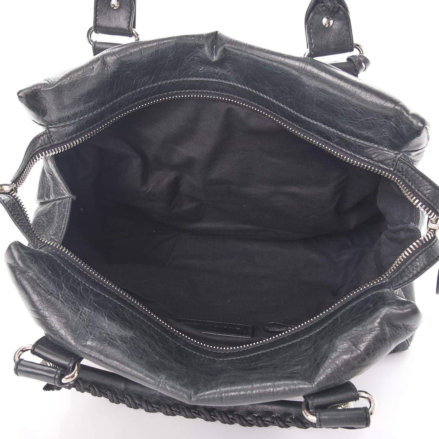 Agneau Giant 21 Silver Hardware Mid Day Black