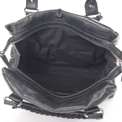 Balenciaga Agneau Giant 21 Silver Hardware Mid Day Black 5 of 10