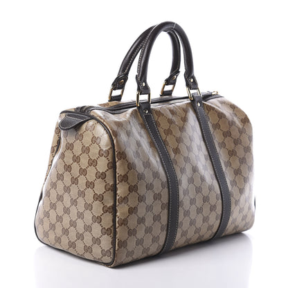 Gucci Crystal Monogram Medium Joy Boston Dark Brown 3 of 8