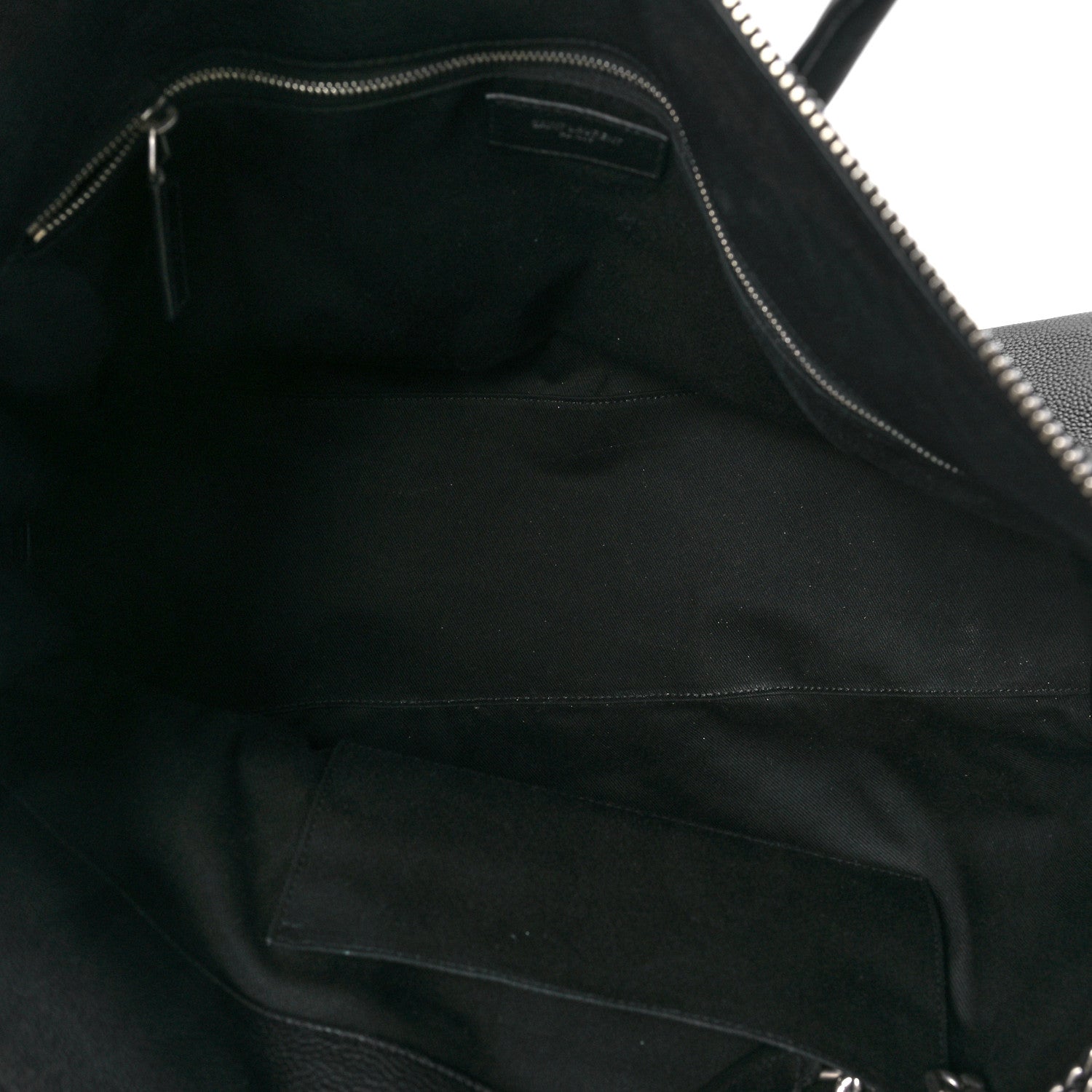 Saint Laurent Grained Calfskin 48H Sac De Jour Duffle Black 5 of 7
