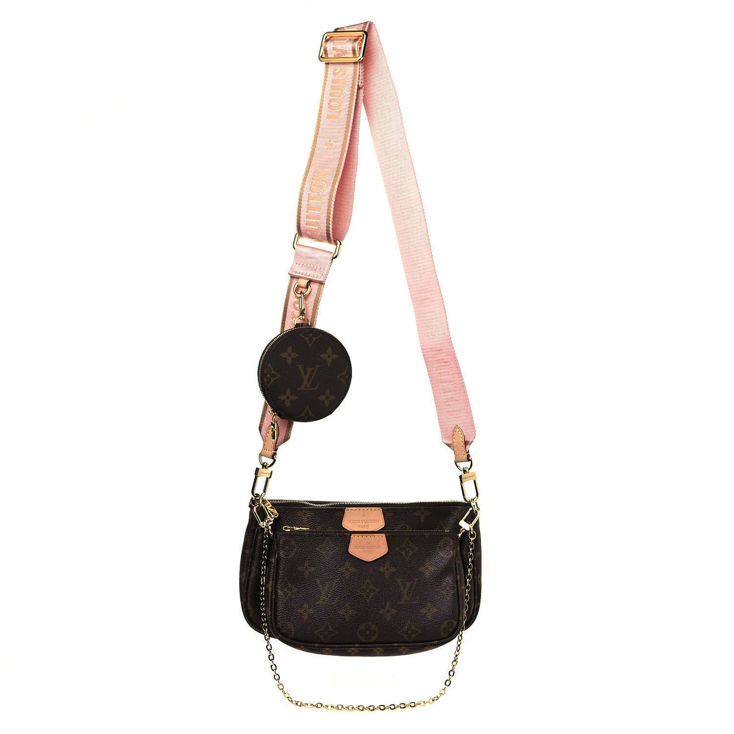 Monogram Multi Pochette Accessories Rose Clair