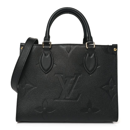 Louis Vuitton Empreinte Monogram Giant Onthego PM Black 1 of 9
