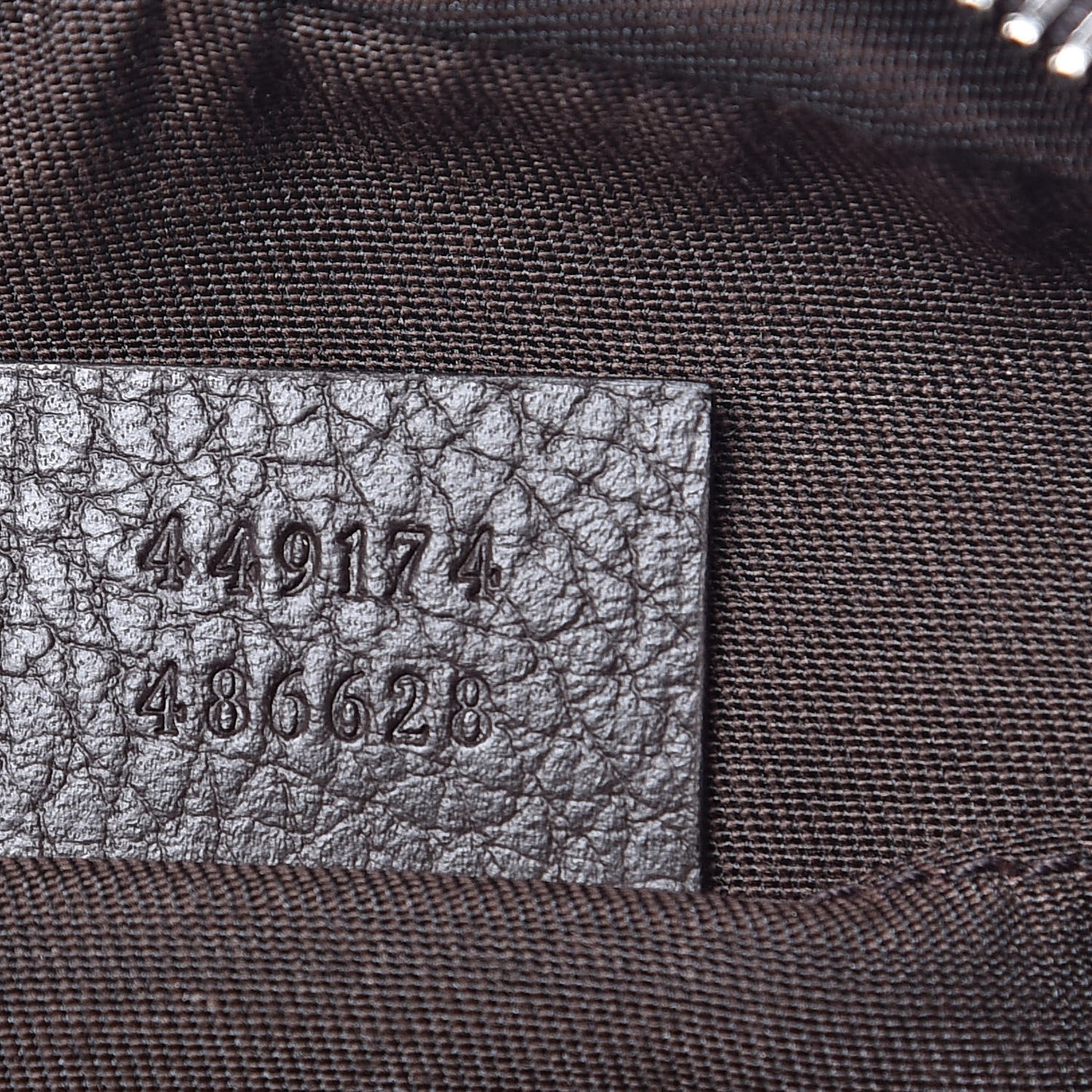 Monogram Belt Bag Dark Brown