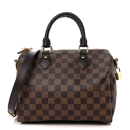 Louis Vuitton Damier Ebene Speedy Bandouliere 25 1 of 11