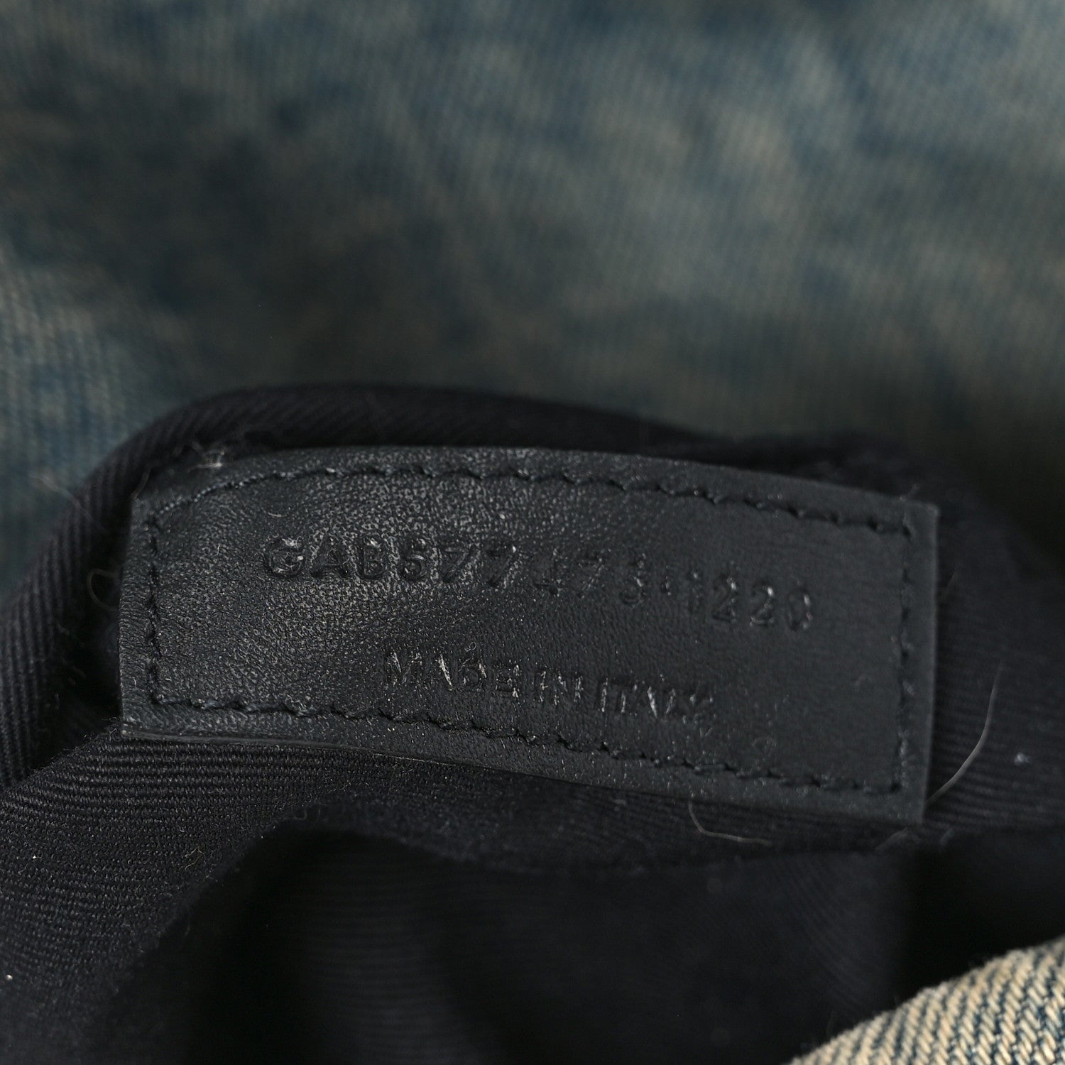 Saint Laurent Denim Quilted Medium Loulou Puffer Monogram Chain Satchel Blue Black 7 of 9