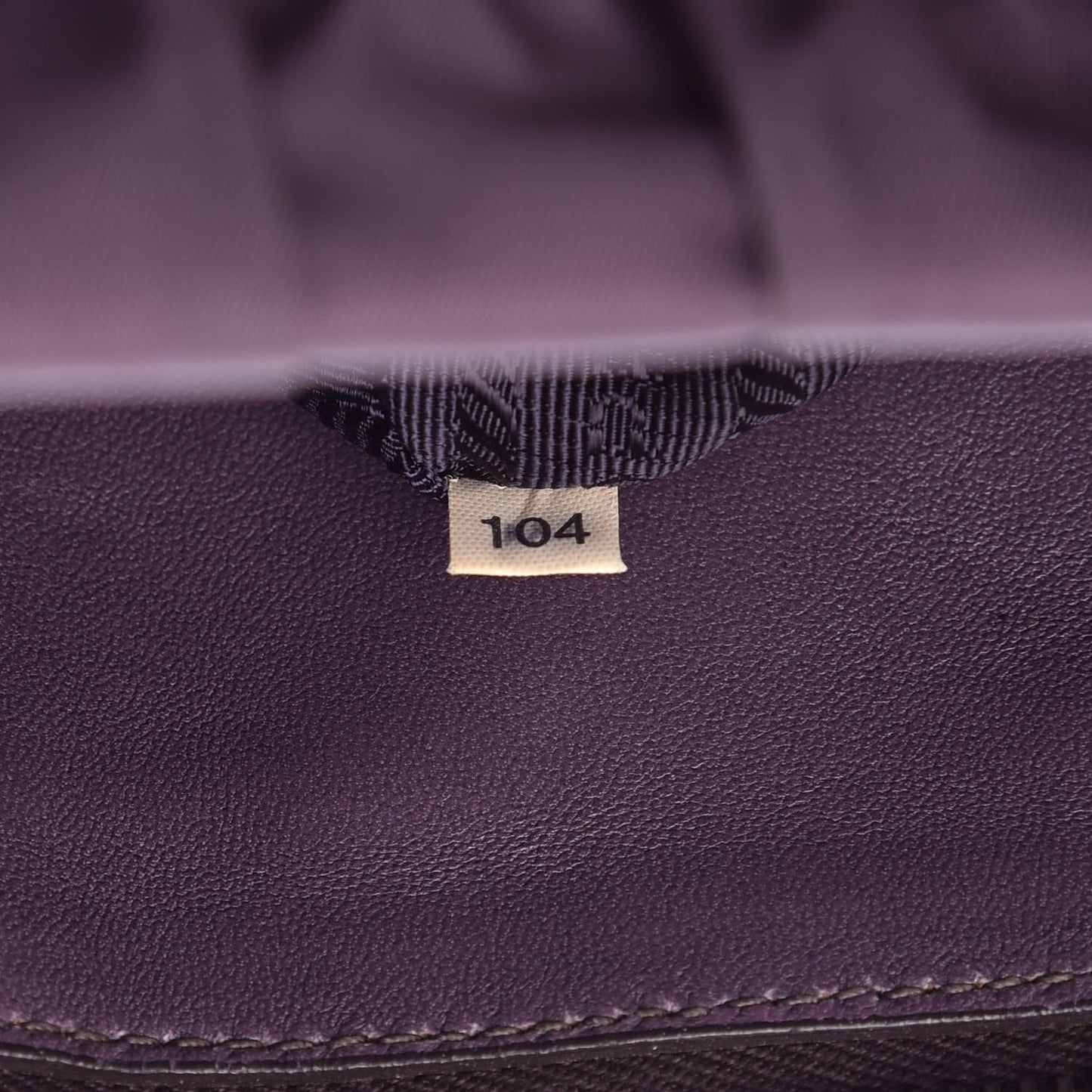 Tessuto Nylon Gaufre Shopping Satchel Viola