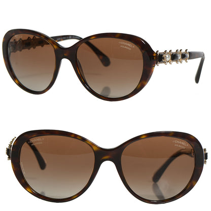 Chanel Pearl Crystal Bijoux Sunglasses 5337 Tortoise 1 of 12