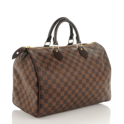 Louis Vuitton Damier Ebene Speedy 35 3 of 9