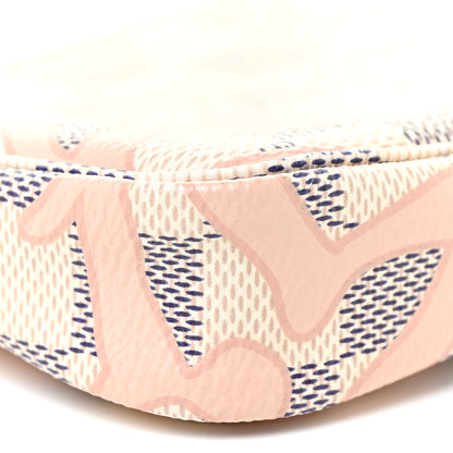 Louis Vuitton Damier Azur Tahitienne Mini Pochette Accessories 9 of 11