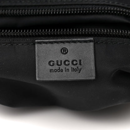 Gucci GG Supreme Monogram Web Messenger Bag Black 6 of 12
