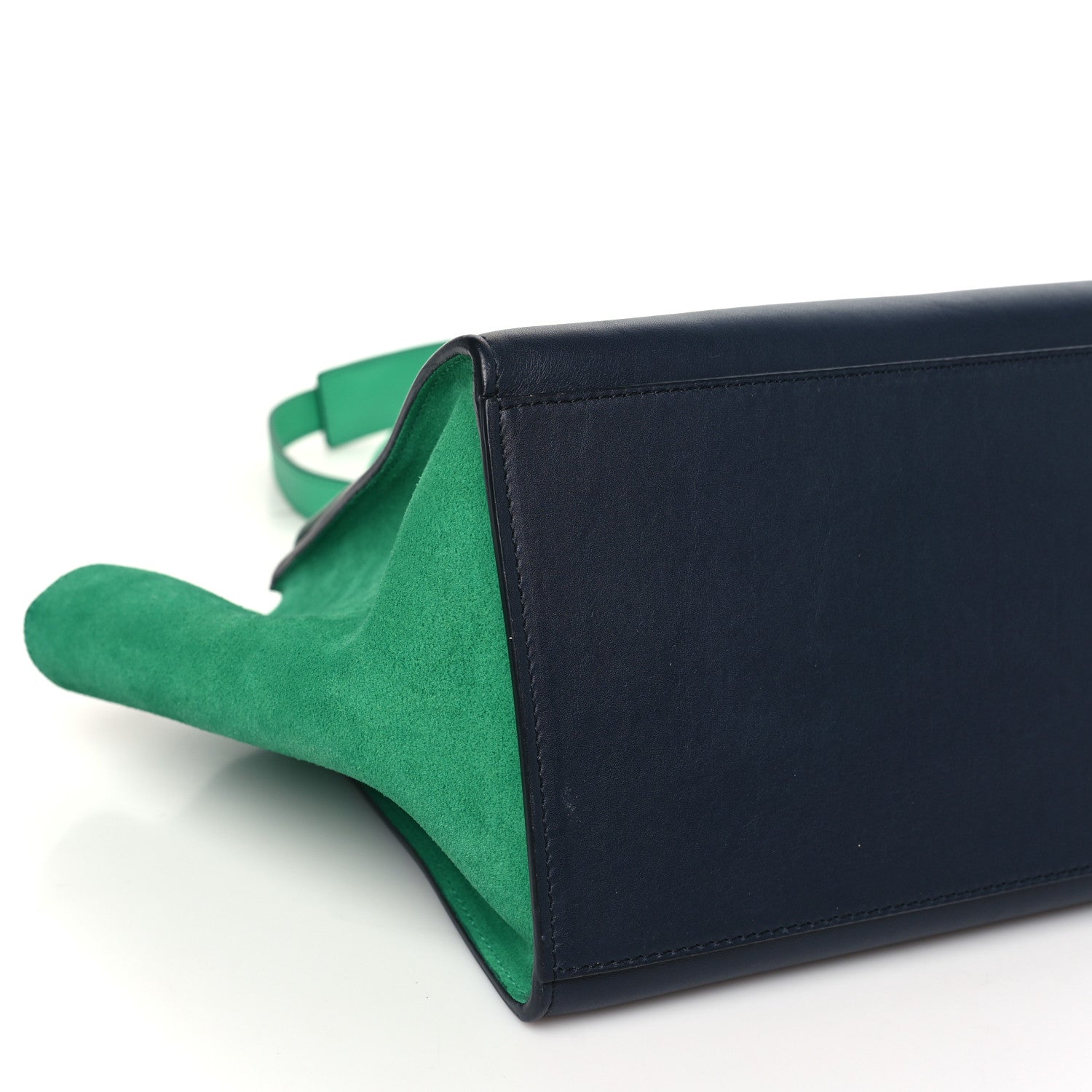 Celine Smooth Calfskin Suede Trapeze Palm 8 of 9