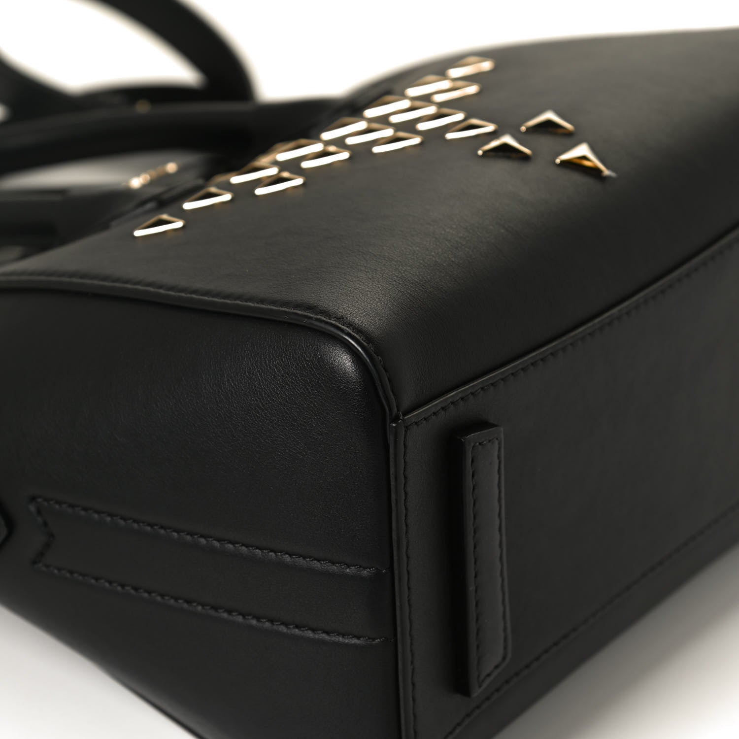 Givenchy Calfskin Triangle Studded Small Antigona Black 11 of 15