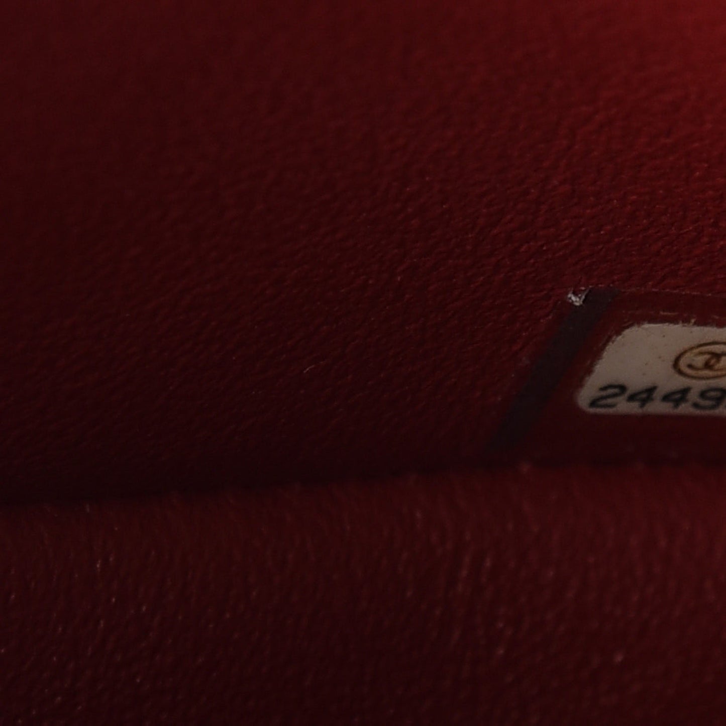 Caviar Quilted Mini Rectangular Flap Red
