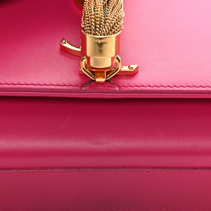 Saint Laurent Smooth Calfskin Medium Classic Monogram Kate Tassel Satchel Fuchsia 14 of 16