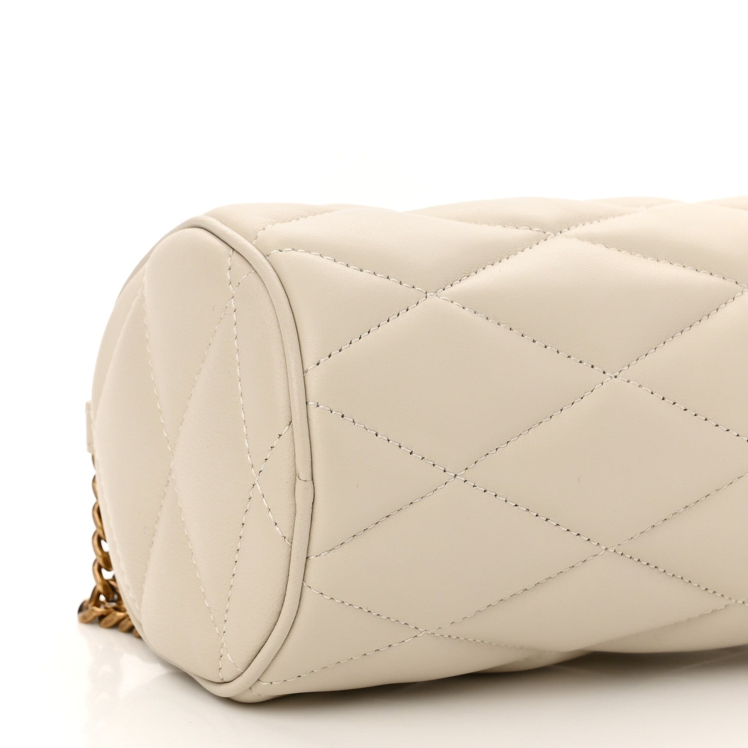Saint Laurent Lambskin Monogram Mini Sade Tube Bag Crema Soft 9 of 11