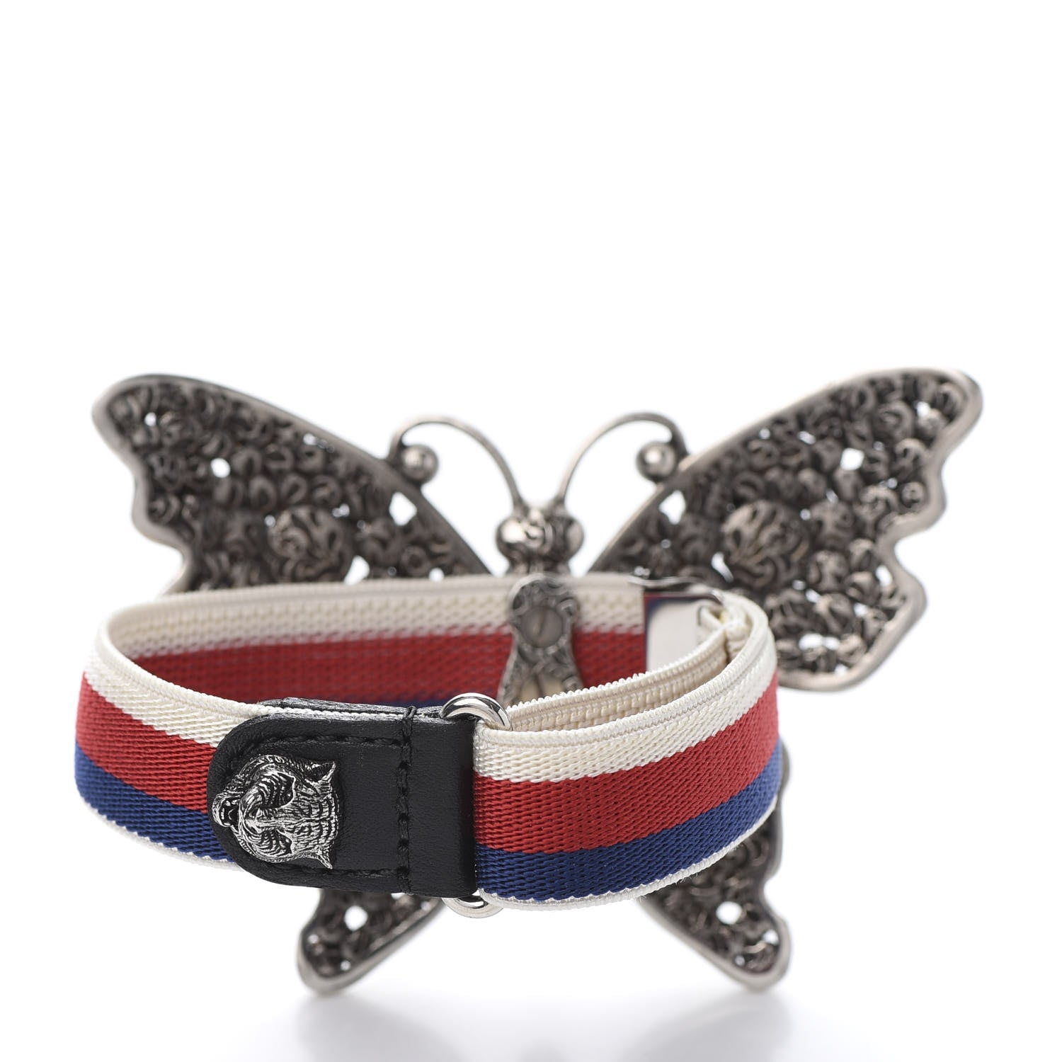 Gucci Web Crystal Butterfly Bracelet 3 of 6