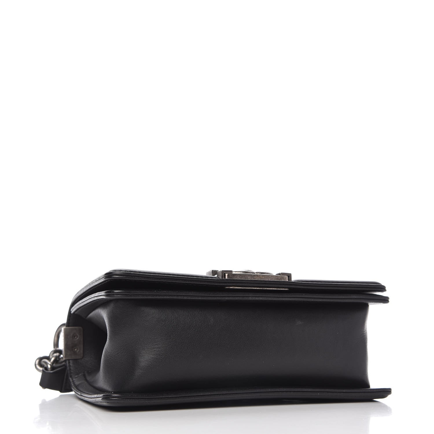 Chanel Calfskin Chevron Quilted Small Boy Flap Black 4 of 9