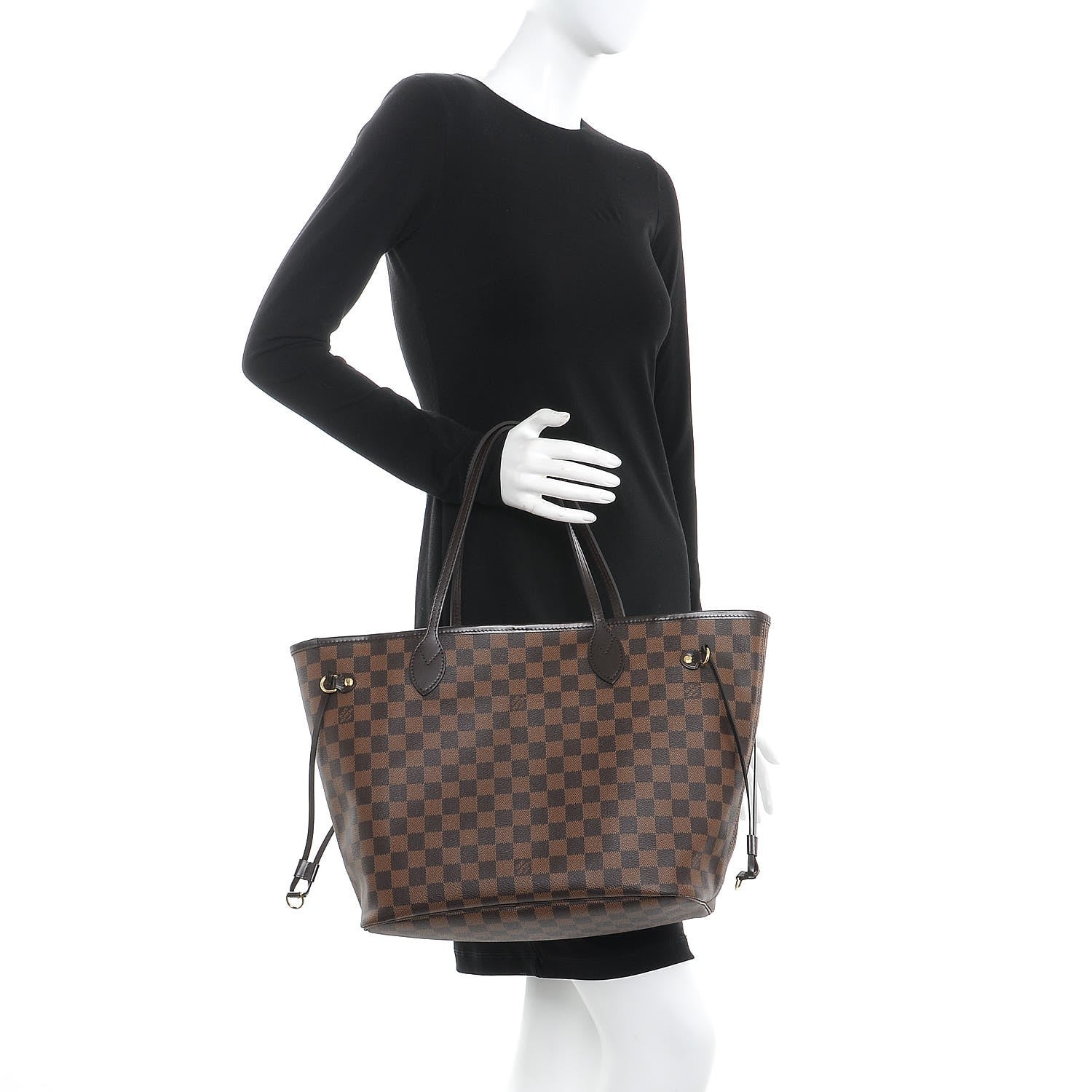Louis Vuitton Damier Ebene Neo Neverfull MM 2 of 9