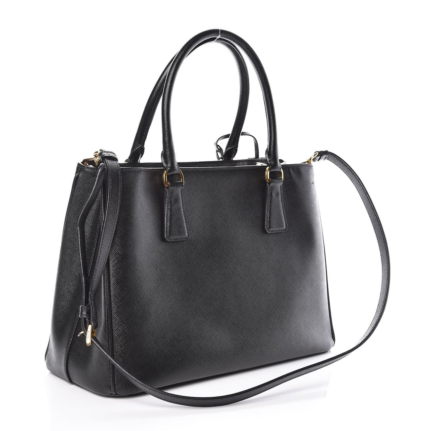 Saffiano Lux Small Tote Nero Black