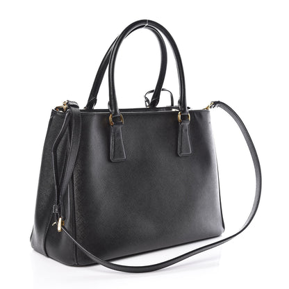 Prada Saffiano Lux Small Tote Nero Black 3 of 9