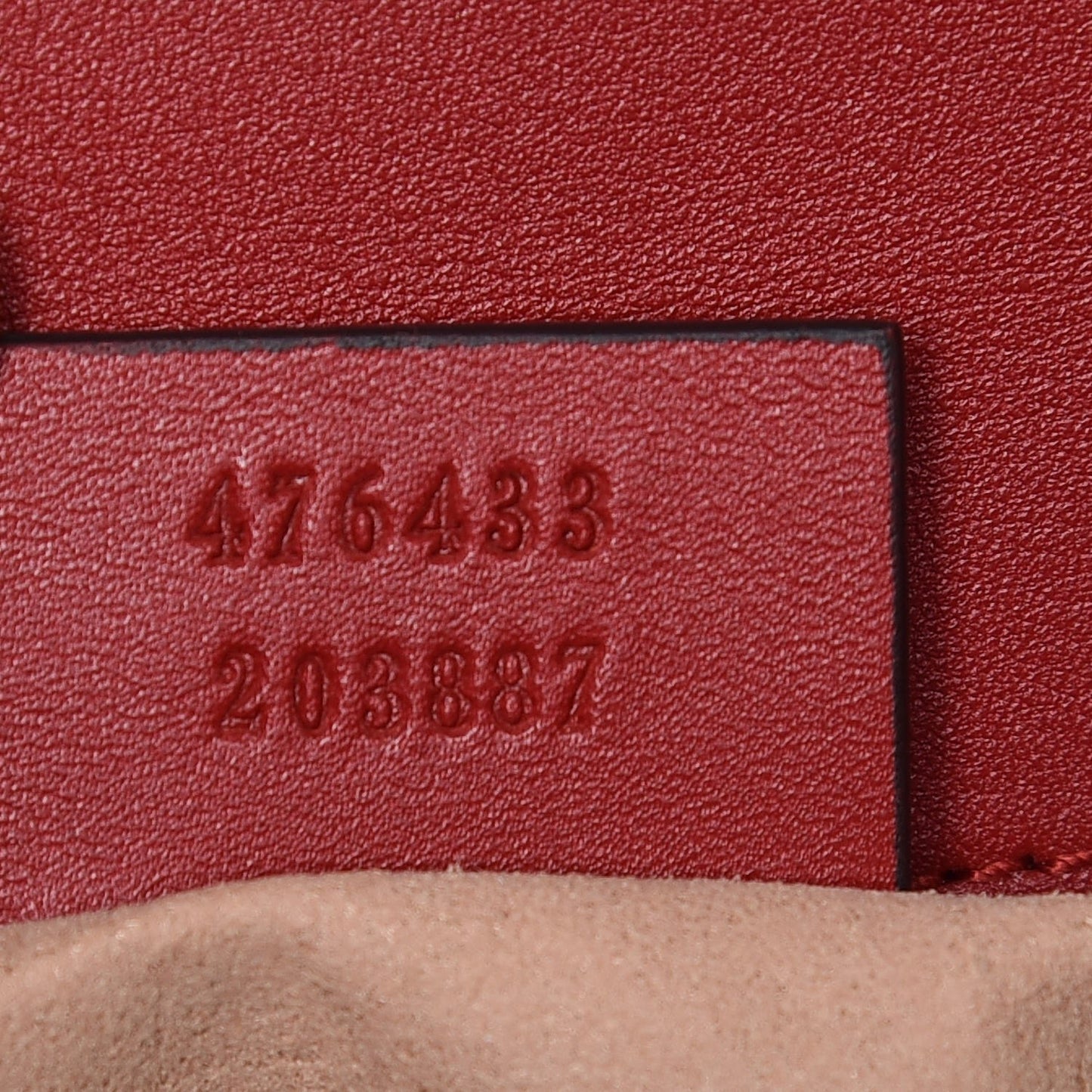 Calfskin Matelasse Super Mini GG Marmont Shoulder Bag Hibiscus Red